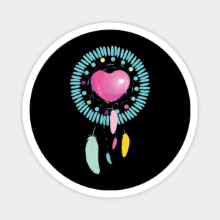 Heart Dreamcatcher Magnet